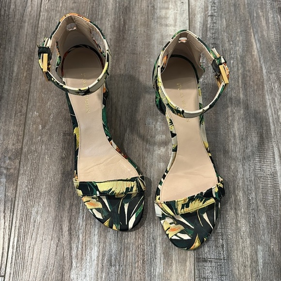 Stuart Weitzman nearlynude heel - botanic cloth size 6 - Picture 4 of 9